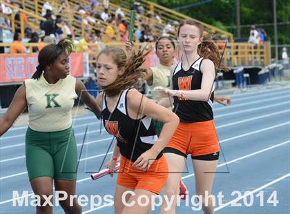 Thumbnail 1 in NCHSAA 2A Girls Track & Field Championships photogallery.