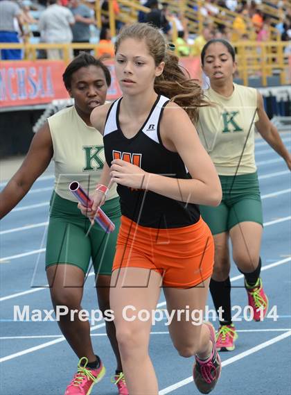 Thumbnail 2 in NCHSAA 2A Girls Track & Field Championships photogallery.