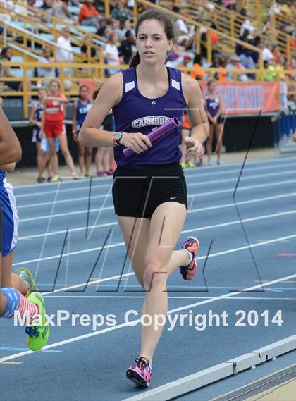 Thumbnail 1 in NCHSAA 2A Girls Track & Field Championships photogallery.