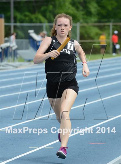 Thumbnail 1 in NCHSAA 2A Girls Track & Field Championships photogallery.