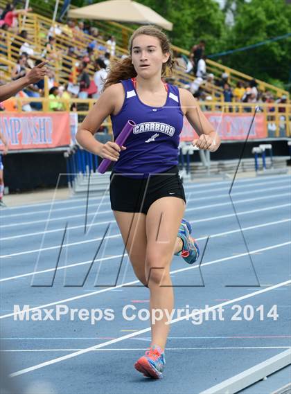 Thumbnail 2 in NCHSAA 2A Girls Track & Field Championships photogallery.