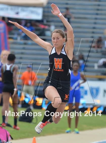 Thumbnail 1 in NCHSAA 2A Girls Track & Field Championships photogallery.
