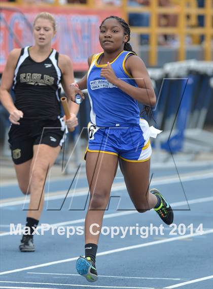 Thumbnail 2 in NCHSAA 2A Girls Track & Field Championships photogallery.
