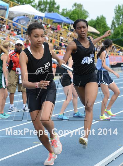 Thumbnail 2 in NCHSAA 2A Girls Track & Field Championships photogallery.