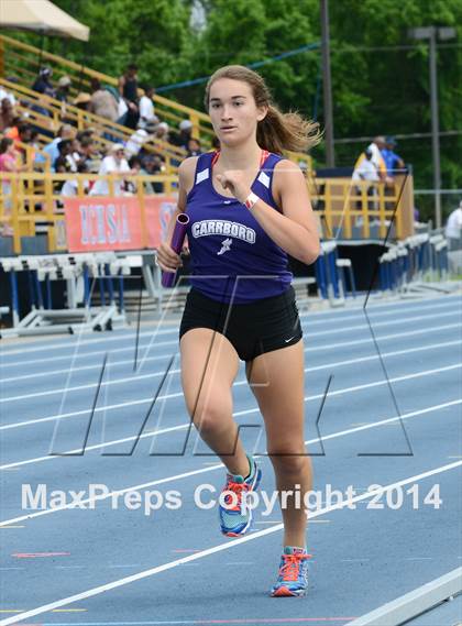 Thumbnail 1 in NCHSAA 2A Girls Track & Field Championships photogallery.