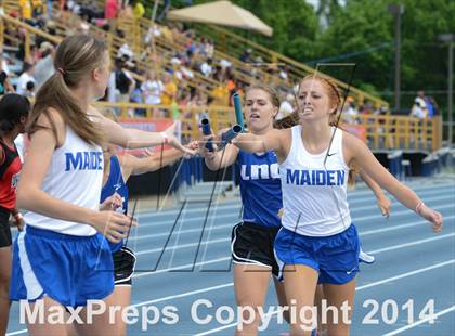 Thumbnail 2 in NCHSAA 2A Girls Track & Field Championships photogallery.
