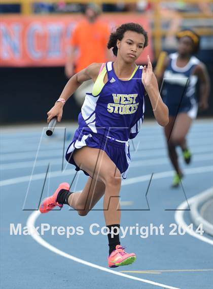 Thumbnail 3 in NCHSAA 2A Girls Track & Field Championships photogallery.