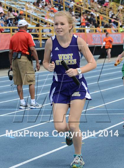 Thumbnail 2 in NCHSAA 2A Girls Track & Field Championships photogallery.