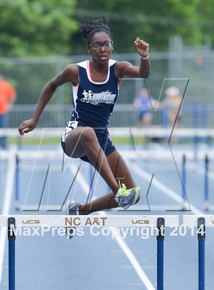 Thumbnail 3 in NCHSAA 2A Girls Track & Field Championships photogallery.