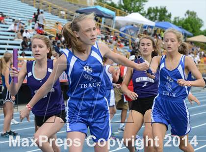 Thumbnail 1 in NCHSAA 2A Girls Track & Field Championships photogallery.