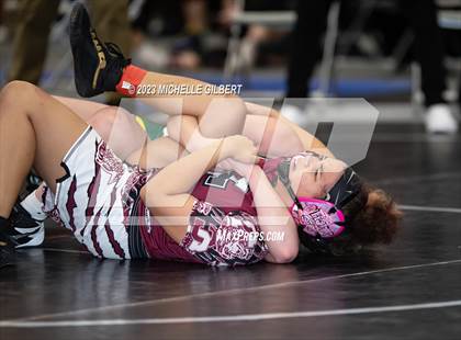 Thumbnail 1 in NYSHSAA Girls Invitational (Wrestleback Round) photogallery.