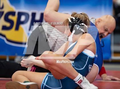 Thumbnail 1 in NYSHSAA Girls Invitational (Wrestleback Round) photogallery.