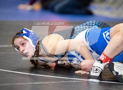 Thumbnail 1 in NYSHSAA Girls Invitational (Wrestleback Round) photogallery.