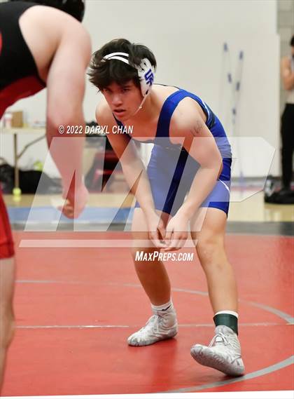 Thumbnail 1 in Lakewood vs San Marino (CIF Southern Section Wrestling Championships) photogallery.