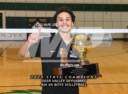 Thumbnail 2 in Deer Valley vs. Northwest Christian (AIA 4A Final - Awards) photogallery.