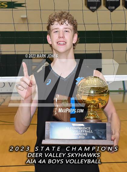 Thumbnail 2 in Deer Valley vs. Northwest Christian (AIA 4A Final - Awards) photogallery.