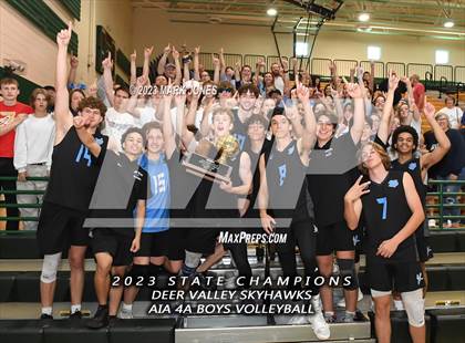 Thumbnail 2 in Deer Valley vs. Northwest Christian (AIA 4A Final - Awards) photogallery.