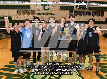 Thumbnail 3 in Deer Valley vs. Northwest Christian (AIA 4A Final - Awards) photogallery.
