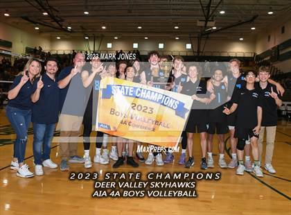 Thumbnail 2 in Deer Valley vs. Northwest Christian (AIA 4A Final - Awards) photogallery.