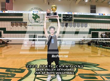 Thumbnail 2 in Deer Valley vs. Northwest Christian (AIA 4A Final - Awards) photogallery.