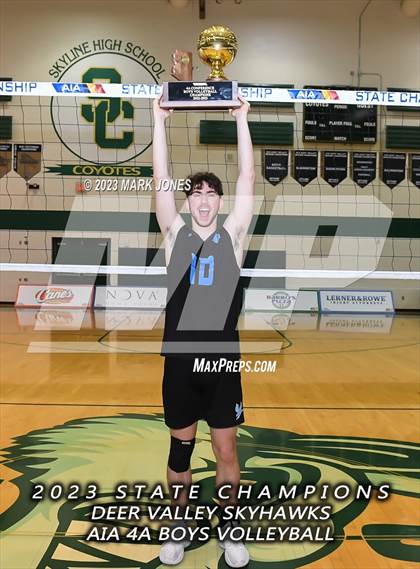 Thumbnail 3 in Deer Valley vs. Northwest Christian (AIA 4A Final - Awards) photogallery.