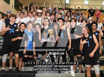 Thumbnail 1 in Deer Valley vs. Northwest Christian (AIA 4A Final - Awards) photogallery.