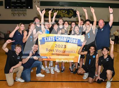 Thumbnail 2 in Deer Valley vs. Northwest Christian (AIA 4A Final - Awards) photogallery.