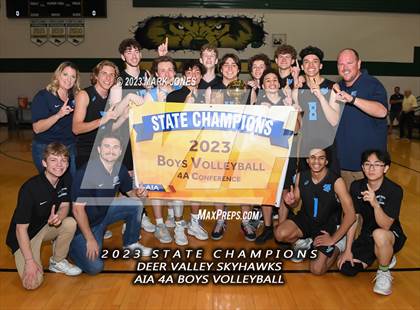 Thumbnail 1 in Deer Valley vs. Northwest Christian (AIA 4A Final - Awards) photogallery.