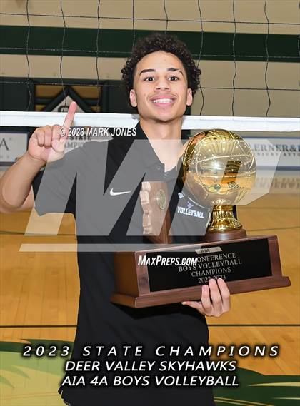 Thumbnail 3 in Deer Valley vs. Northwest Christian (AIA 4A Final - Awards) photogallery.