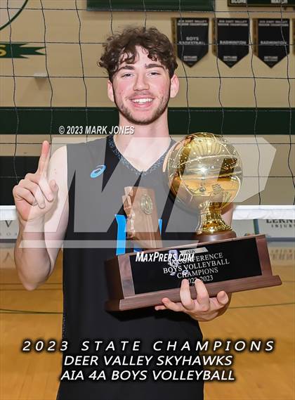 Thumbnail 3 in Deer Valley vs. Northwest Christian (AIA 4A Final - Awards) photogallery.