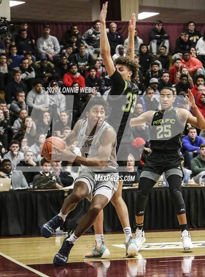 Thumbnail 1 in Prolific Prep vs La Lumiere (Spalding Hoophall Classic) photogallery.