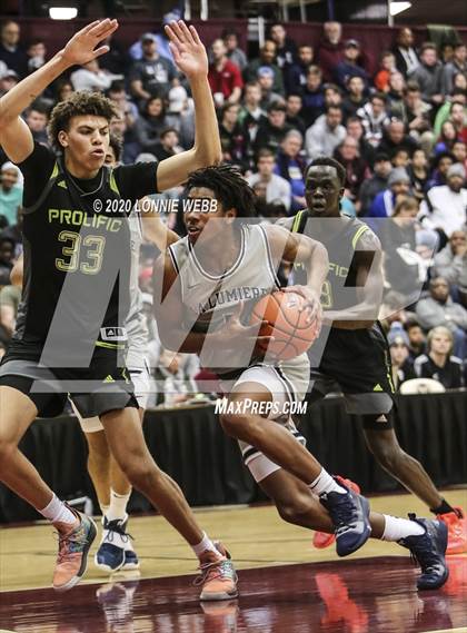 Thumbnail 3 in Prolific Prep vs La Lumiere (Spalding Hoophall Classic) photogallery.