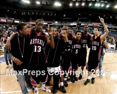 Thumbnail 2 in Artesia vs. St. Mary's (CIF State D3 Final) photogallery.