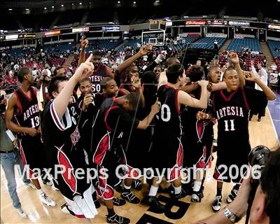Thumbnail 1 in Artesia vs. St. Mary's (CIF State D3 Final) photogallery.