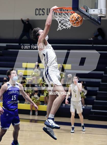 Thumbnail 1 in Charlotte Christian @ Carmel Christian (NCISAA 4A Quarterfinal) photogallery.