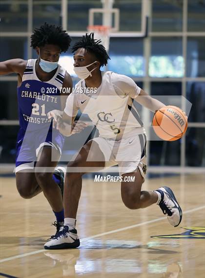 Thumbnail 1 in Charlotte Christian @ Carmel Christian (NCISAA 4A Quarterfinal) photogallery.