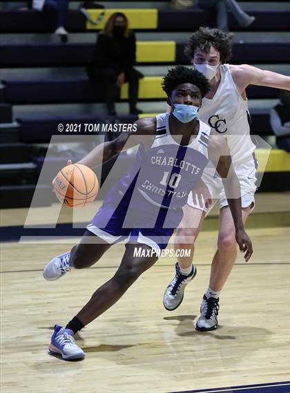 Thumbnail 3 in Charlotte Christian @ Carmel Christian (NCISAA 4A Quarterfinal) photogallery.