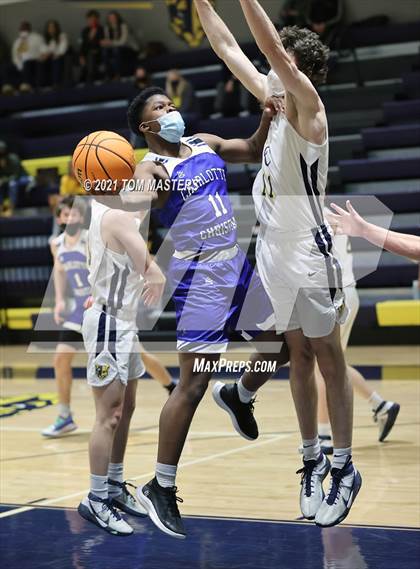 Thumbnail 3 in Charlotte Christian @ Carmel Christian (NCISAA 4A Quarterfinal) photogallery.