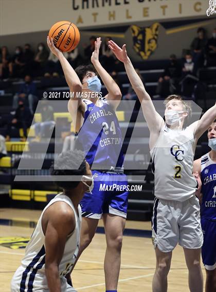 Thumbnail 3 in Charlotte Christian @ Carmel Christian (NCISAA 4A Quarterfinal) photogallery.