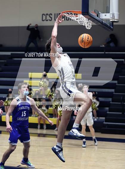 Thumbnail 2 in Charlotte Christian @ Carmel Christian (NCISAA 4A Quarterfinal) photogallery.