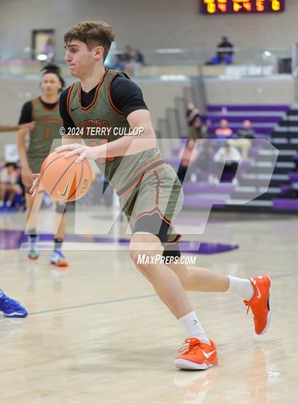 Thumbnail 1 in St. Raymond Boys vs. Wasatch Academy (Lehi Holiday Hoopfest) photogallery.