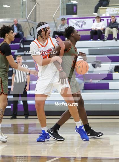 Thumbnail 2 in St. Raymond Boys vs. Wasatch Academy (Lehi Holiday Hoopfest) photogallery.
