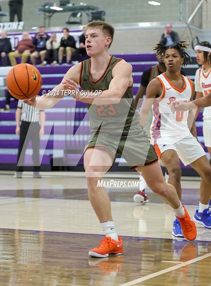 Thumbnail 3 in St. Raymond Boys vs. Wasatch Academy (Lehi Holiday Hoopfest) photogallery.