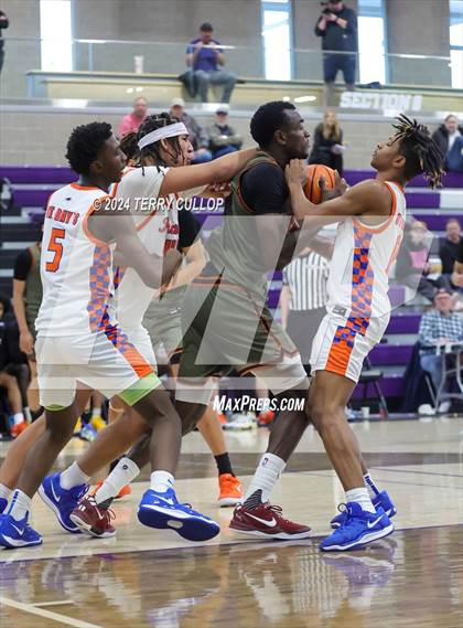 Thumbnail 3 in St. Raymond Boys vs. Wasatch Academy (Lehi Holiday Hoopfest) photogallery.