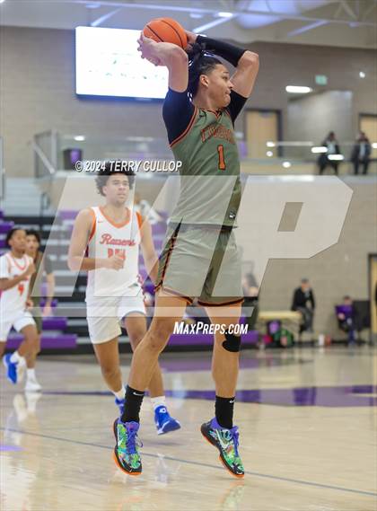 Thumbnail 1 in St. Raymond Boys vs. Wasatch Academy (Lehi Holiday Hoopfest) photogallery.
