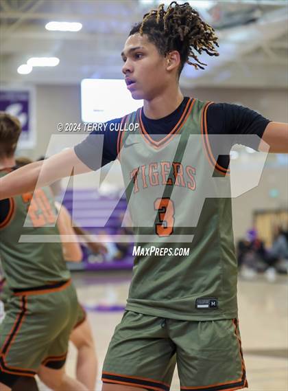 Thumbnail 3 in St. Raymond Boys vs. Wasatch Academy (Lehi Holiday Hoopfest) photogallery.