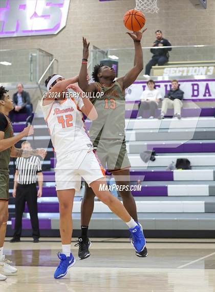 Thumbnail 3 in St. Raymond Boys vs. Wasatch Academy (Lehi Holiday Hoopfest) photogallery.