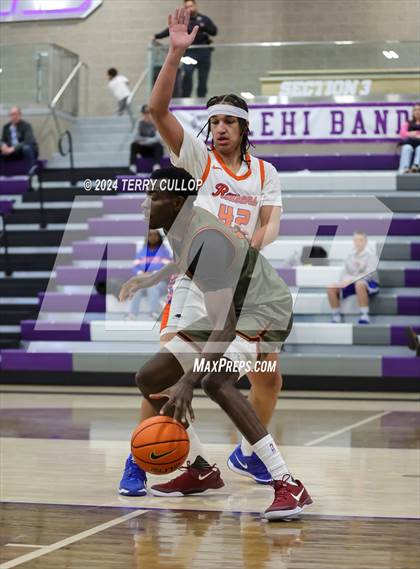 Thumbnail 1 in St. Raymond Boys vs. Wasatch Academy (Lehi Holiday Hoopfest) photogallery.