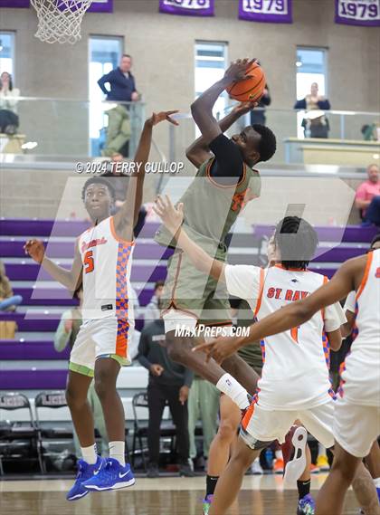 Thumbnail 1 in St. Raymond Boys vs. Wasatch Academy (Lehi Holiday Hoopfest) photogallery.
