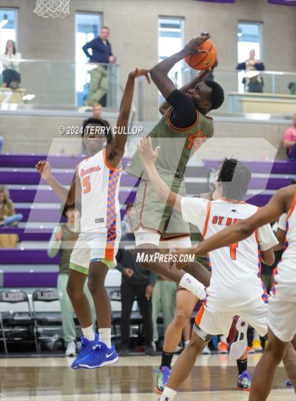 Thumbnail 3 in St. Raymond Boys vs. Wasatch Academy (Lehi Holiday Hoopfest) photogallery.